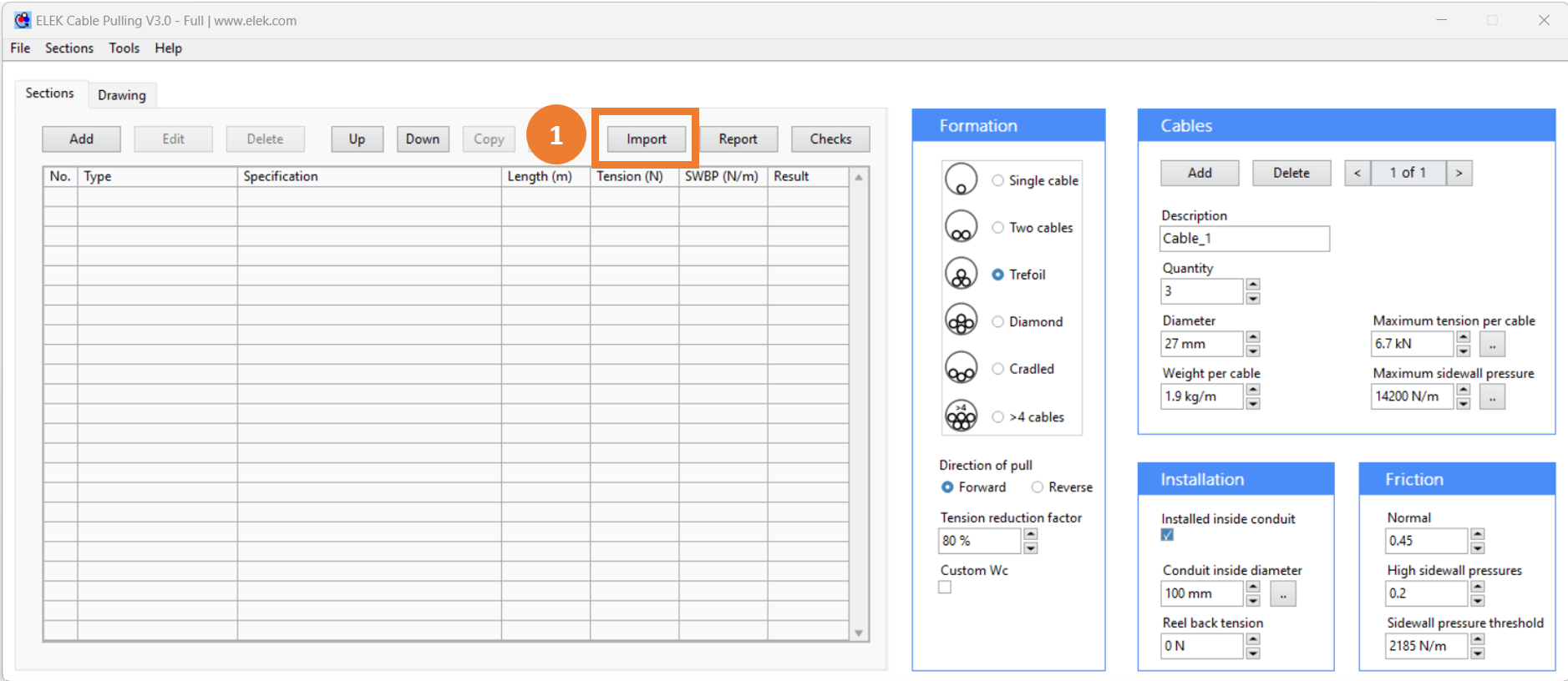 A screenshot of a spreadsheet with an arrow pointing to it.