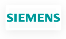 The Siemens logo with the word “SIEMENS” in bold turquoise letters on a white background.